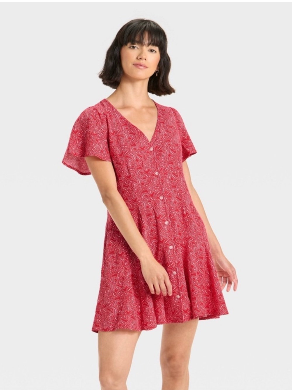 Universal Thread Linen Blend Mini Dress